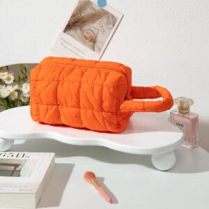 Premium Orange Travel Pouch